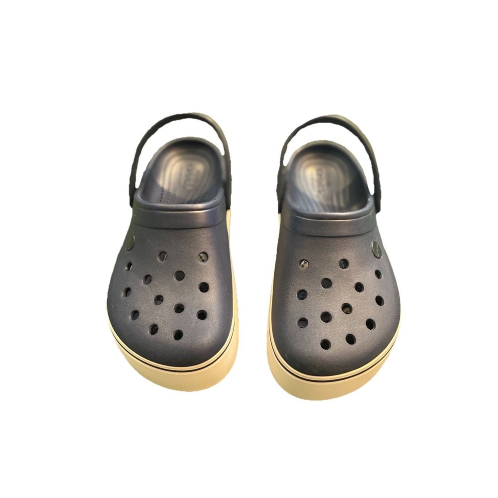 Iconic Crocs Bae Comfort Clogs Slides Sandals Women’s 8 Men’s 6 Blue Shoes